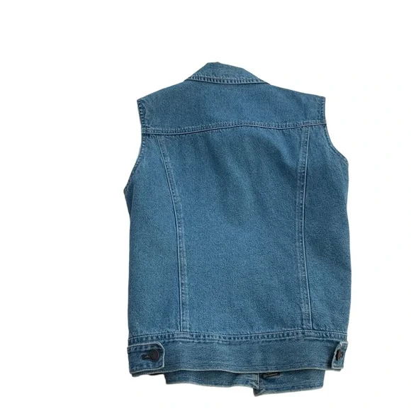 J.Jill Women's Jeans Vest - Picture 3 of 7